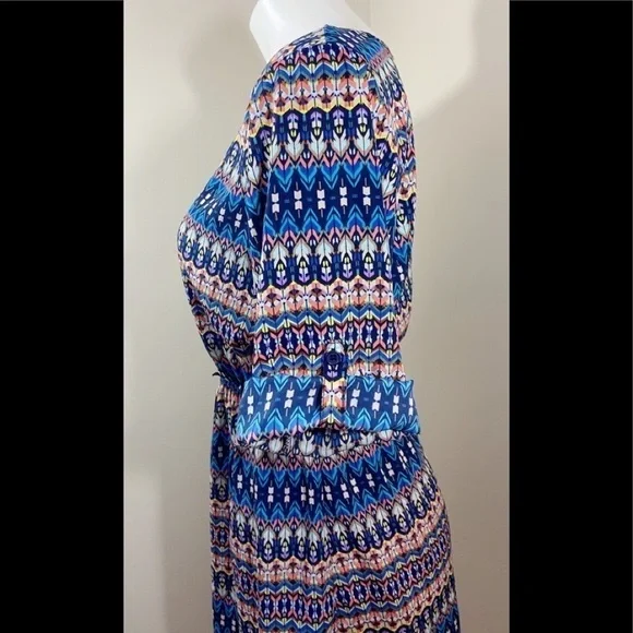 🌻BeBop Elastic Waist Roll Tab Sleeve Casual Dress - Picture 5 of 7